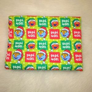 FABRIC Elmo Christmas Fabric, 3 yards, 2006